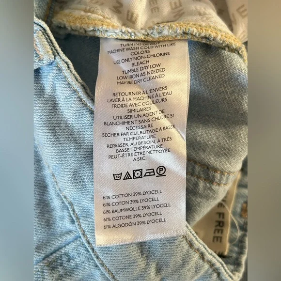 Free People We The Free Live Wire Flare Jeans - sz 31 - Picture 5 of 7